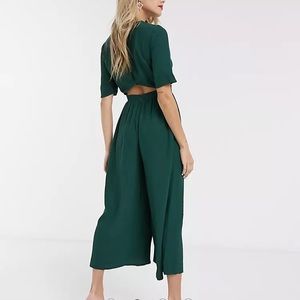 NWOT ASOS Emerald Green Jumpsuit